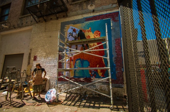 City 2 Suburbia Obey Mural